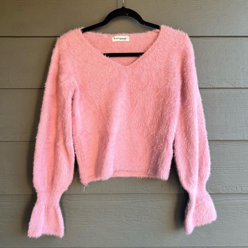❌SOLD❌ Pink Fuzzy Sweater 💗